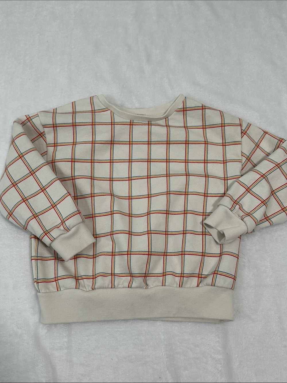 🍓 Fin & Vince Plaid Sweatshirt